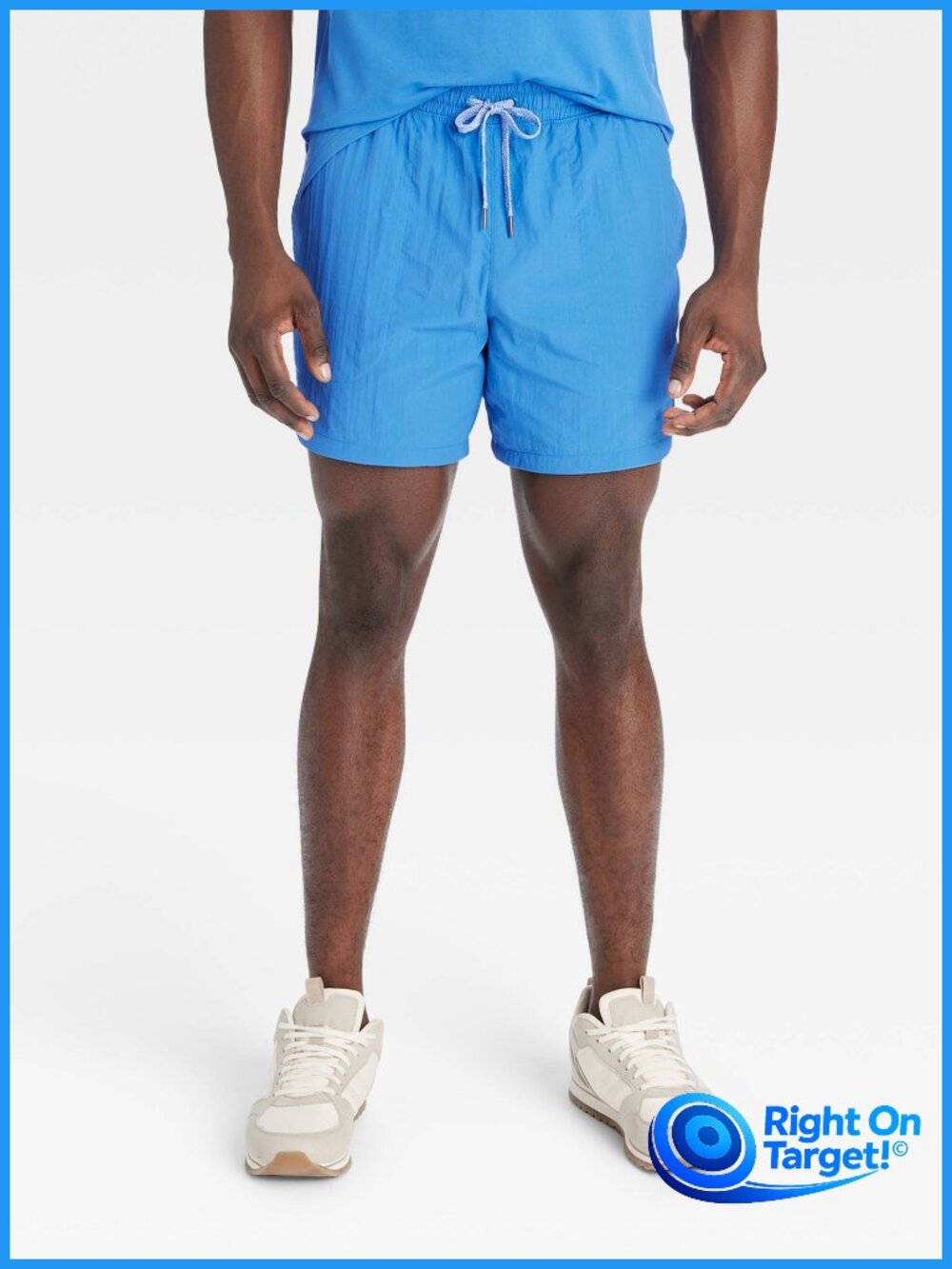 XXL - Mens Volley Shorts 6in - All In Motion - Element Blue